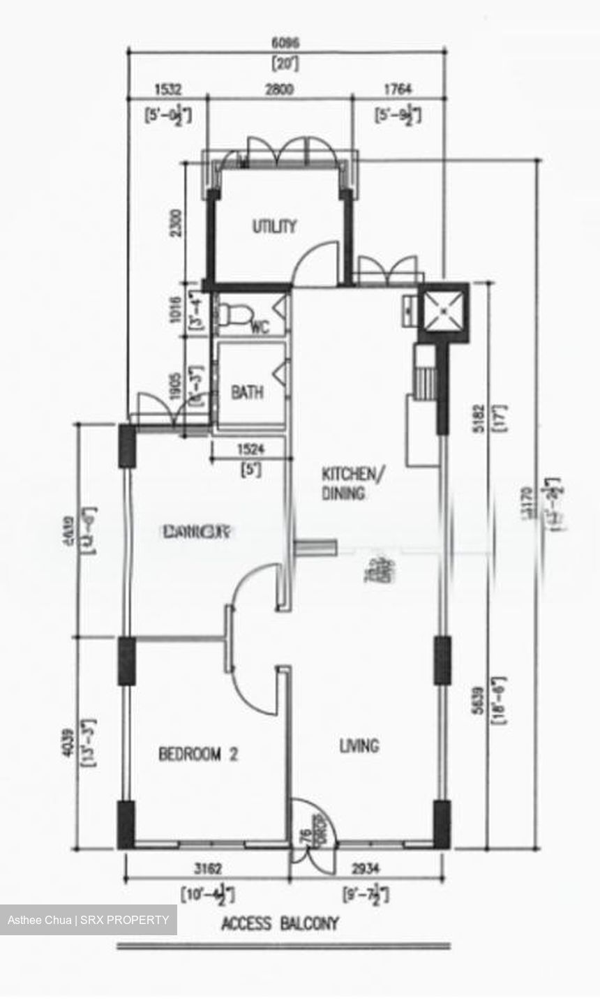 Blk 6 Marine Terrace Walk (Marine Parade), HDB 3 Rooms #547465001